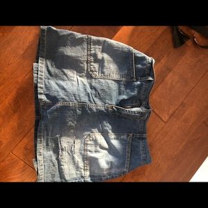jean skirt